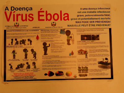 Prevención ébola en Bissau