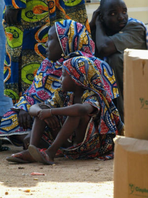 Dos niñas en Ngaounderé