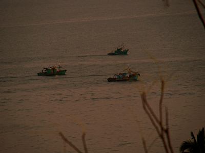Barcos entrando en Maputo