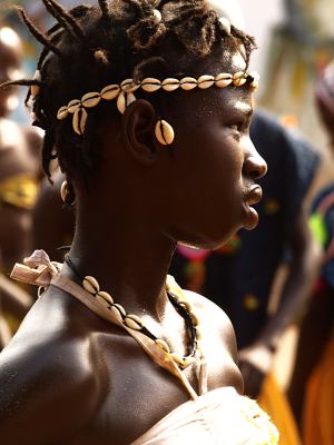 Chica en Bissau