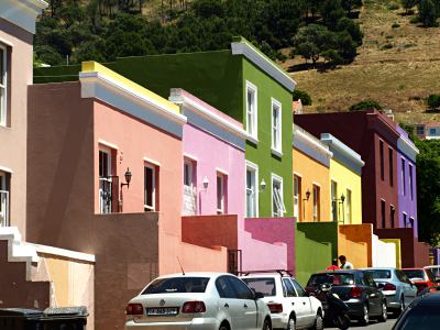Barrio de Bo-Kaap en Ciudad del Cabo