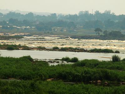 El gran río Congo que separa Congo Kinshasa y Brazzaville
