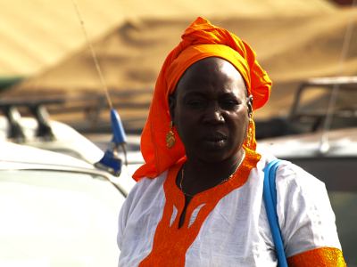 Una mujer de Senegal