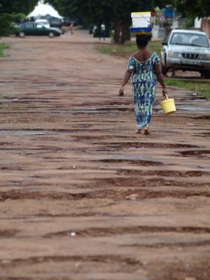 Una calle de Bissau