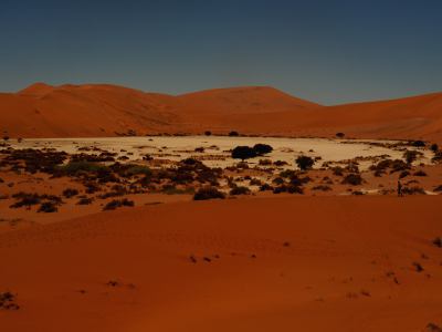 Lagos de sal en el Desierto de Namib