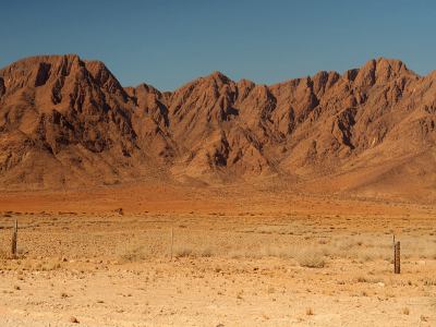 La entrada al Desierto de Namib