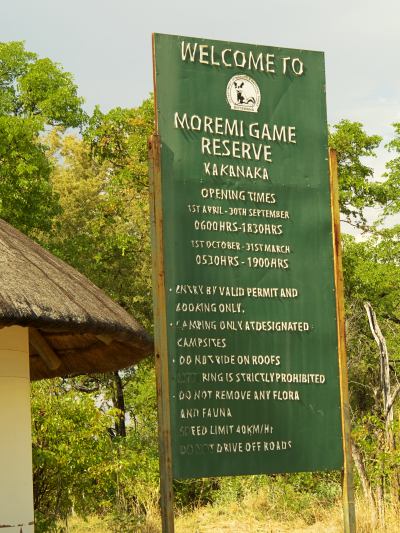 Moremi game reserve