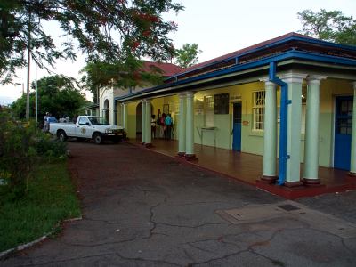 La estación de ferrocarril de Victoria Falls