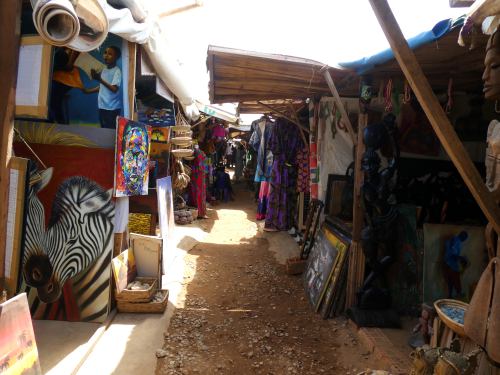 Mercadillo de artesanos en Abuja