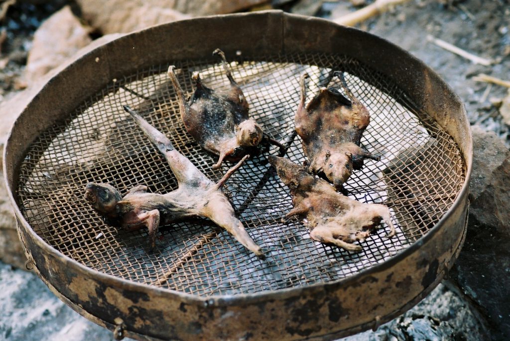 La comida de los niños explotados en las canteras de Abeokuta