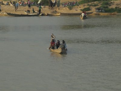 El Lago Chad camino de la isla de Kofia