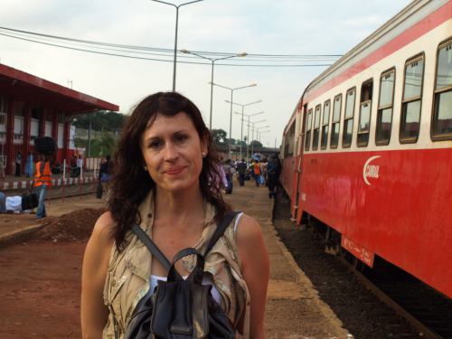 En la estación de Yaoundé en Camerún