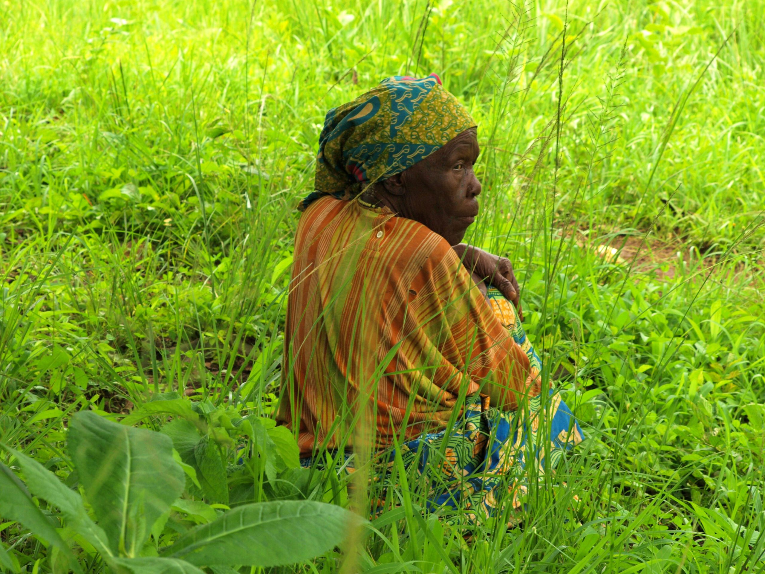 Una anciana en Ngaounderé