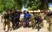 Yo con los hunters en Maiduguri