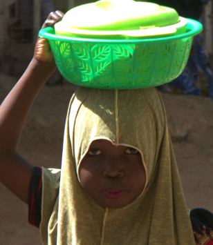 Una niña de Maiduguri