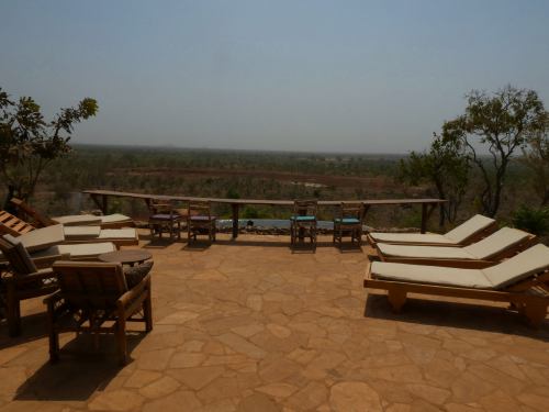 El mirador del resort de La Penjari (Benin)