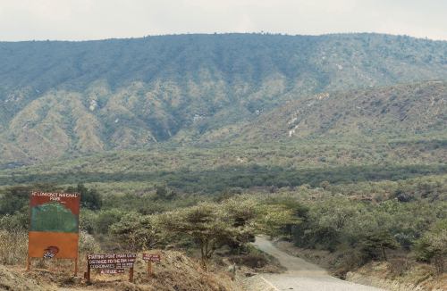 Volcán Longonot en Kenia y Parque Nacional del Longonot