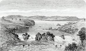 Las cataratas Ripon el Nilo sale del Victoria