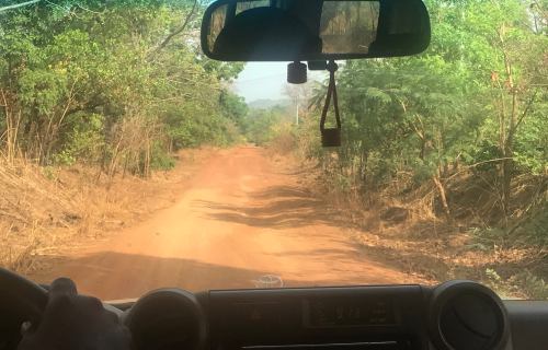Una carretera en Guinea Conakry