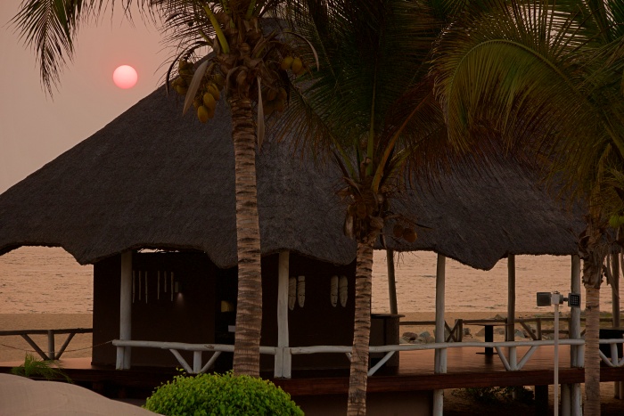 Atardecer desde el Hotel Terminus en Lobito Angola