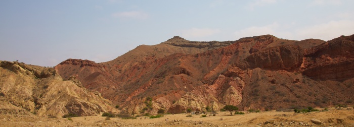 Paisaje cerca de Lucira camino de Namibe Angola