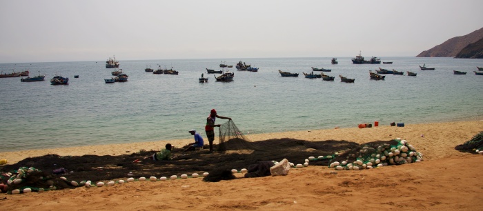 Lucira, pueblo de pescadores en Angola