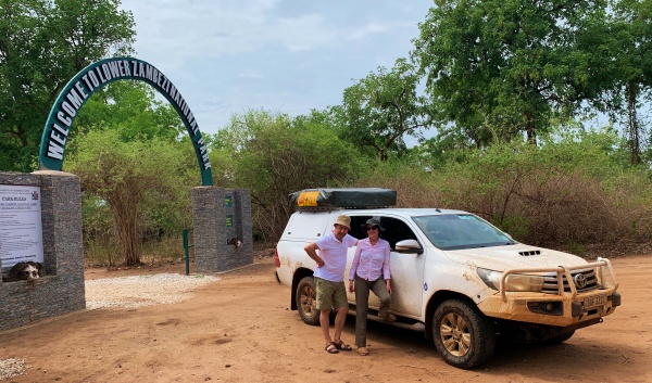 ENTRANDO EN EL LOWER ZAMBIZI NATIONAL PARK ZAMBIA