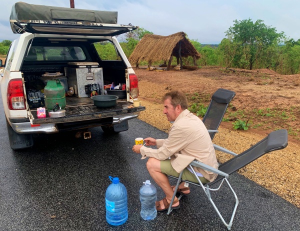 UN CAFE DE CAMINO A SOUTH LUANGWA POR ZAMBIA