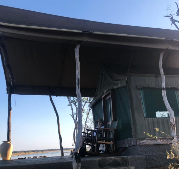 Tienda de campaña en Kasaka Lodge Lower Zambizi NP