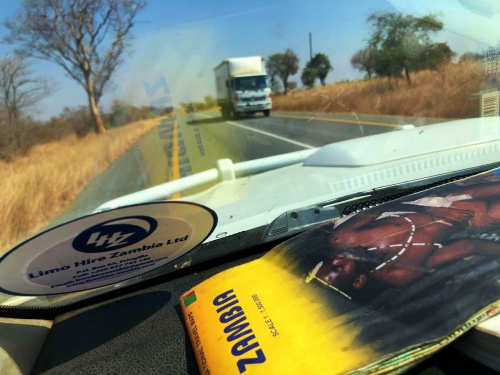 Conduciendo por Zambia