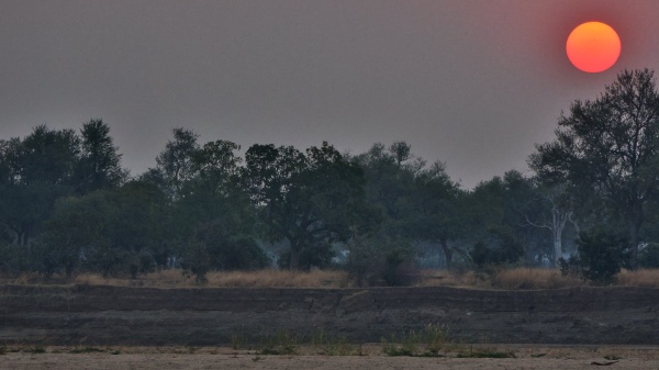 Atardecer en South Luangwa NP, Zambia