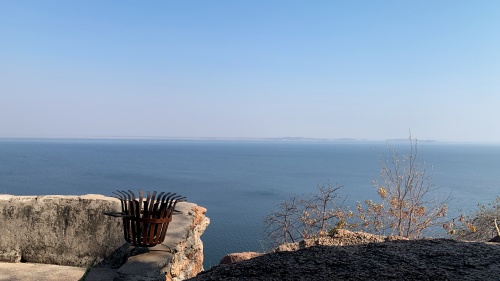 Lago Itezhi-Tezhi en Kafue NP Zambia